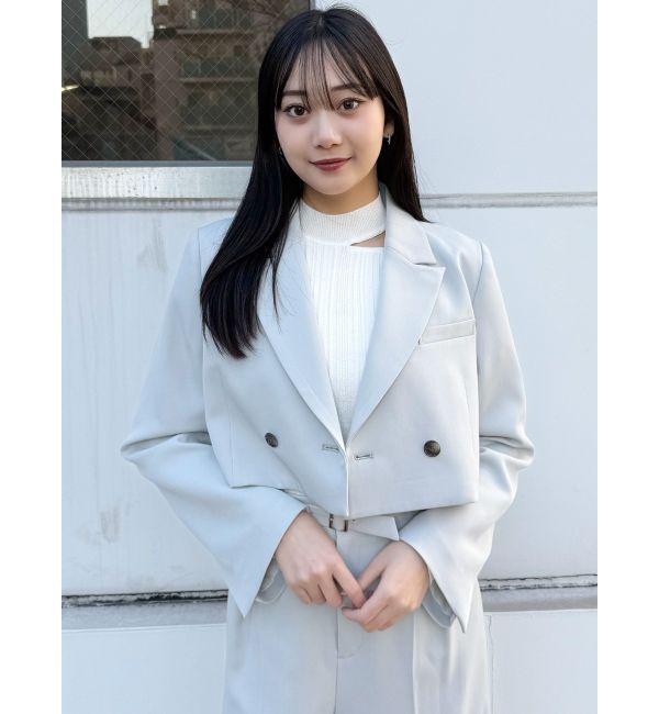 MURUA「ショートテーラードジャケット【セット販売対象】」|テーラードジャケット|