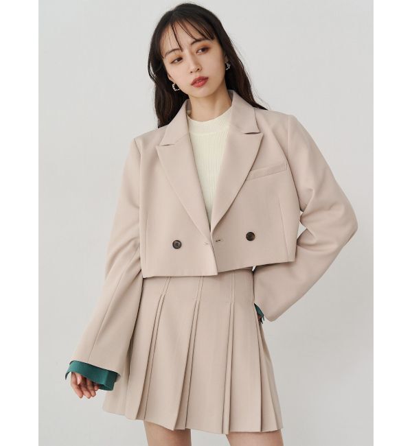 MURUA「ショートテーラードジャケット【セット販売対象】」|テーラードジャケット|