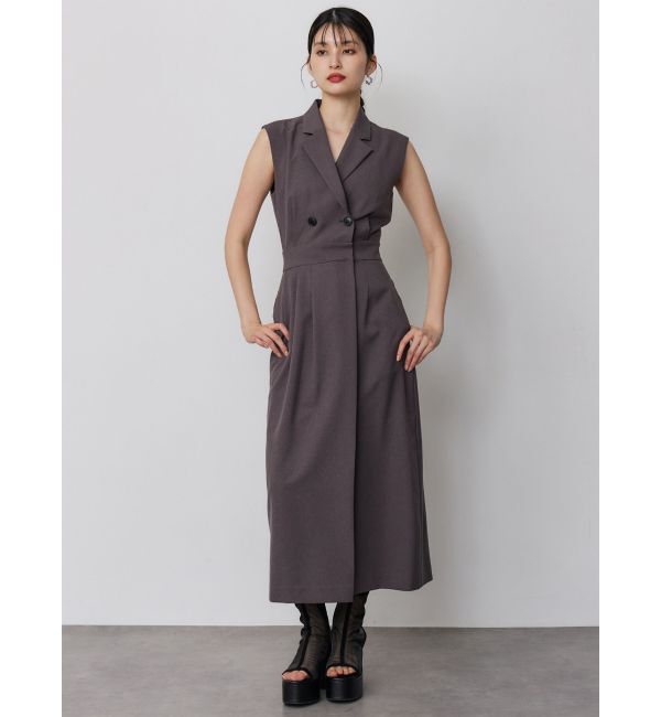 MURUA「テーラードライクワンピース【接触冷感】」|ワンピース|