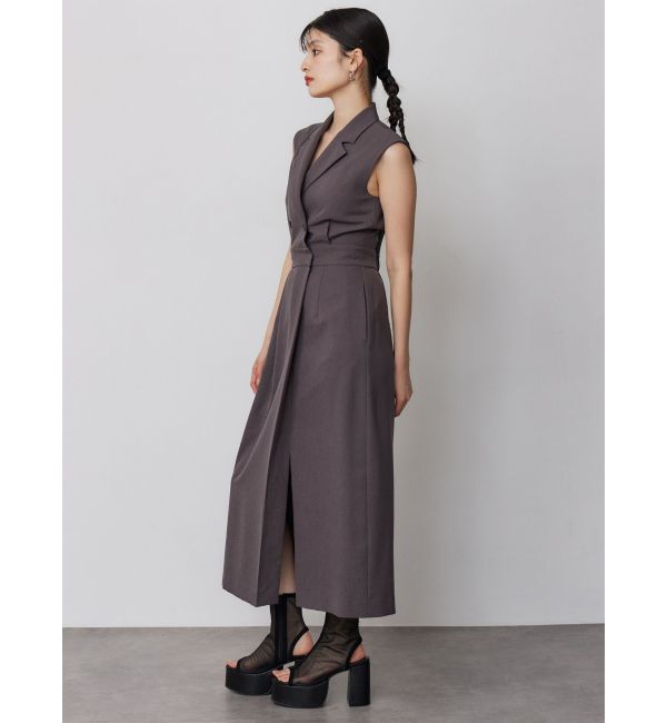 MURUA「テーラードライクワンピース【接触冷感】」|ワンピース|