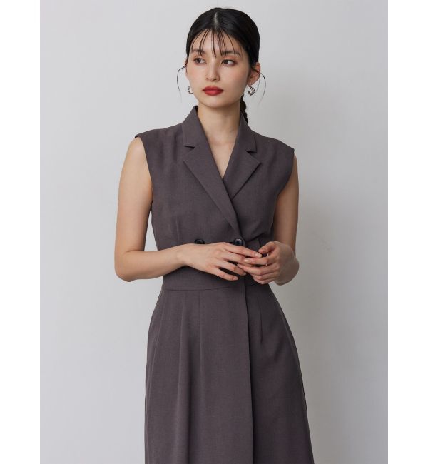 MURUA「テーラードライクワンピース【接触冷感】」|ワンピース|