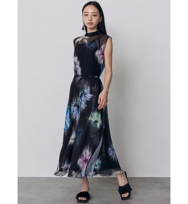 MURUA「ブラーフラワーワンピース」|ワンピース|