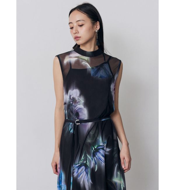 MURUA「ブラーフラワーワンピース」|ワンピース|