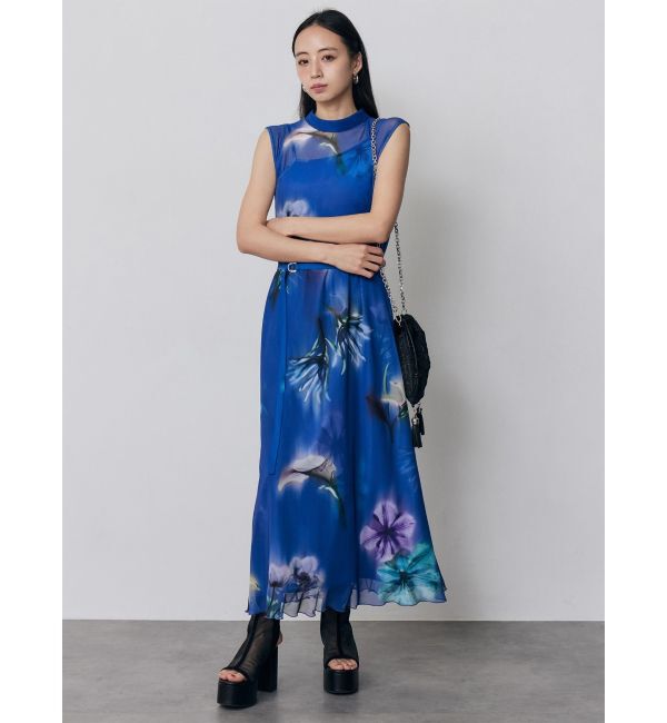 MURUA「ブラーフラワーワンピース」|ワンピース|
