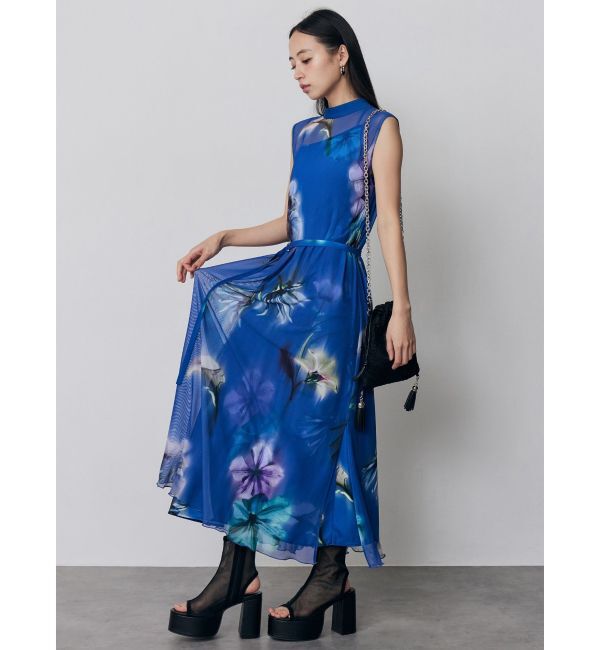 MURUA「ブラーフラワーワンピース」|ワンピース|