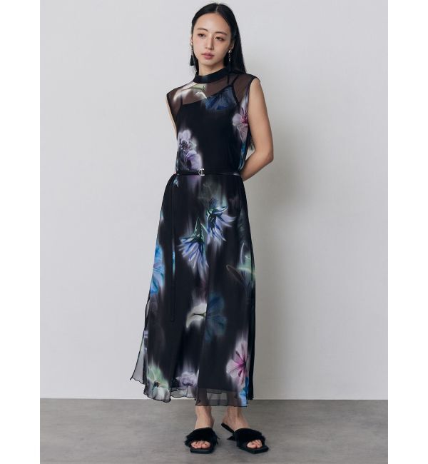 MURUA「ブラーフラワーワンピース」|ワンピース|