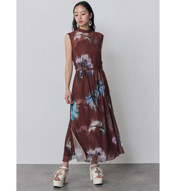 MURUA「ブラーフラワーワンピース」|ワンピース|