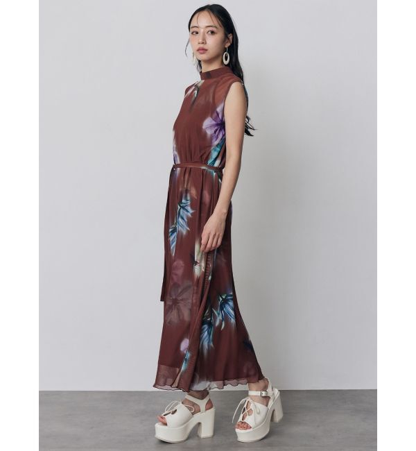 MURUA「ブラーフラワーワンピース」|ワンピース|