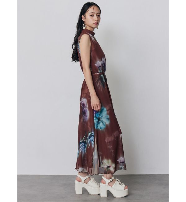 MURUA「ブラーフラワーワンピース」|ワンピース|