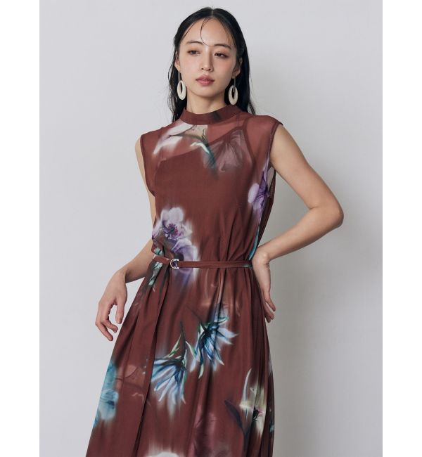 MURUA「ブラーフラワーワンピース」|ワンピース|