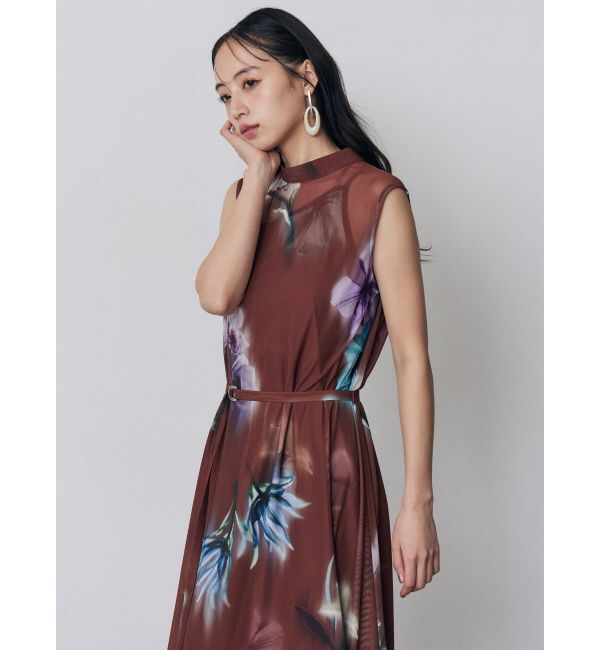 MURUA「ブラーフラワーワンピース」|ワンピース|