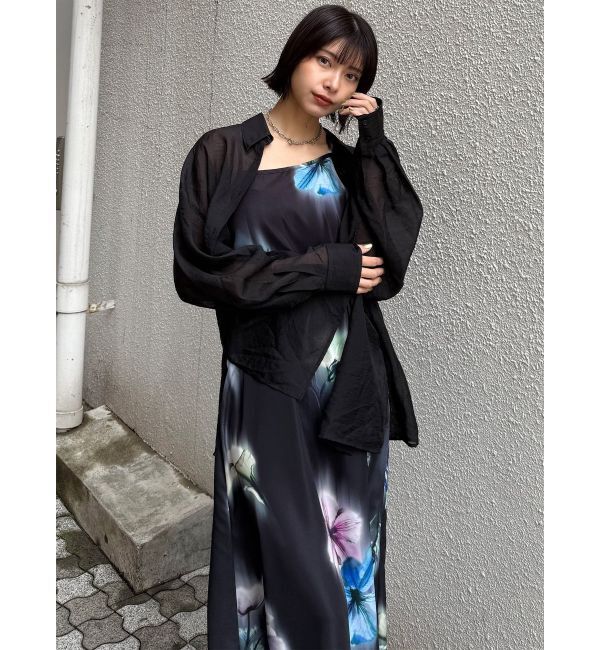 MURUA「ブラーフラワーワンピース」|ワンピース|