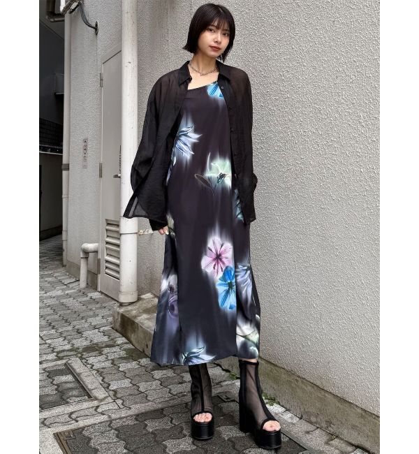 MURUA「ブラーフラワーワンピース」|ワンピース|