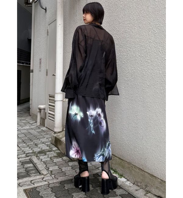 MURUA「ブラーフラワーワンピース」|ワンピース|