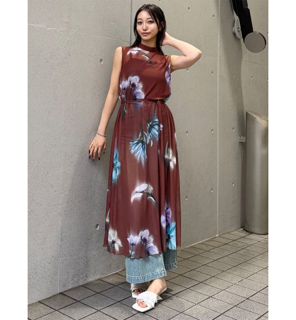 MURUA「ブラーフラワーワンピース」|ワンピース|