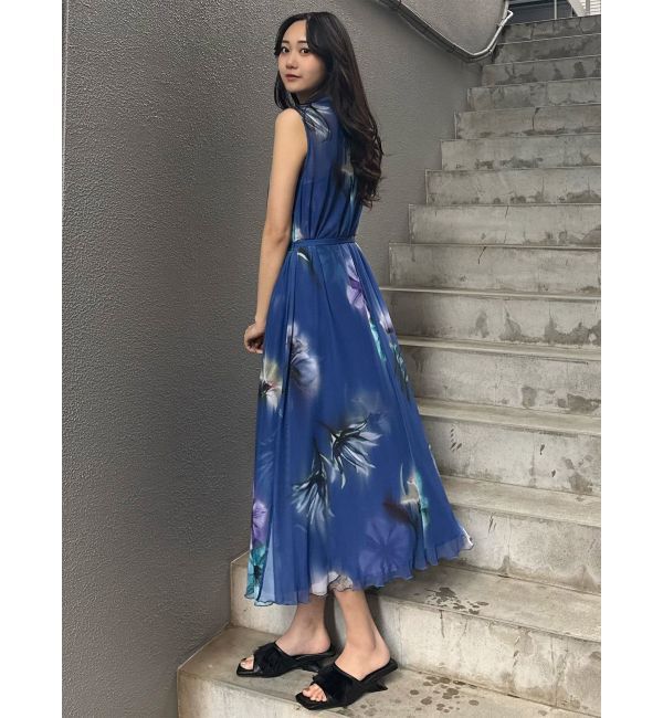 MURUA「ブラーフラワーワンピース」|ワンピース|