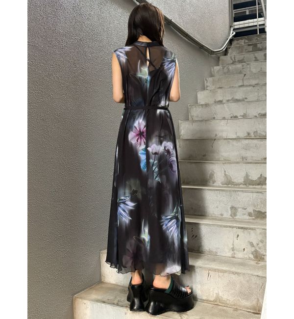 MURUA「ブラーフラワーワンピース」|ワンピース|