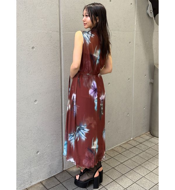 MURUA「ブラーフラワーワンピース」|ワンピース|