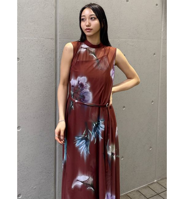 MURUA「ブラーフラワーワンピース」|ワンピース|