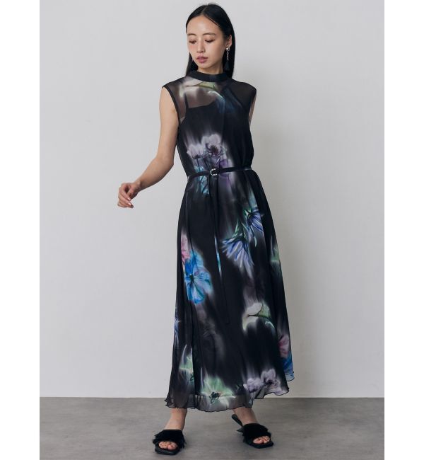 MURUA「ブラーフラワーワンピース」|ワンピース|