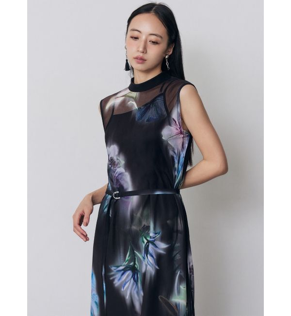 MURUA「ブラーフラワーワンピース」|ワンピース|