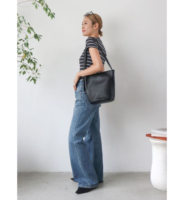 Ungrid「ハイウエストフレアデニム」|デニム|