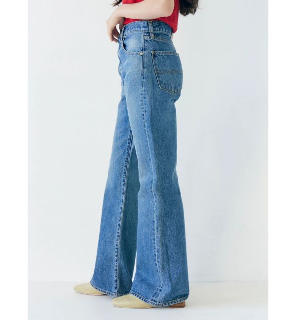 Ungrid「ハイウエストフレアデニム」|デニム|