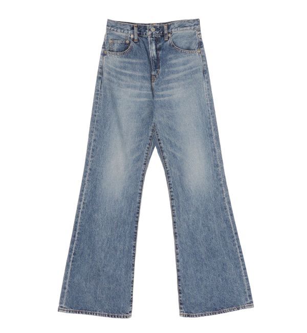 Ungrid「ハイウエストフレアデニム」|デニム|