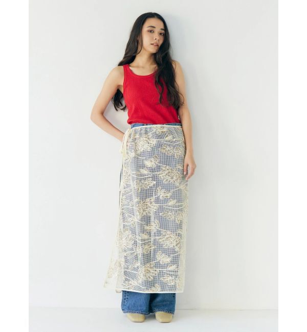 Ungrid「ハイウエストフレアデニム」|デニム|