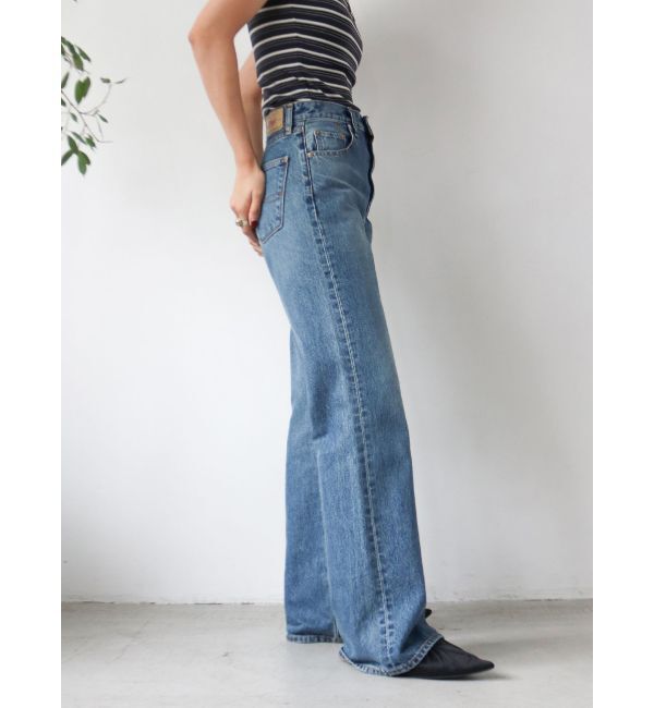 Ungrid「ハイウエストフレアデニム」|デニム|