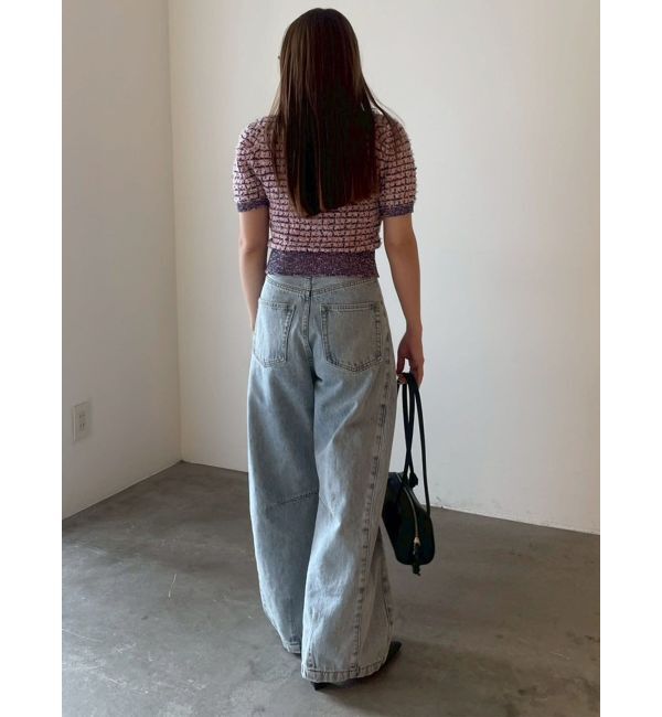 LAGUNAMOON「ツイードニットカーディガン」|カーディガン|