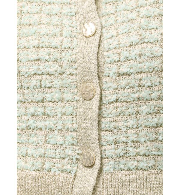 LAGUNAMOON「ツイードニットカーディガン」|カーディガン|