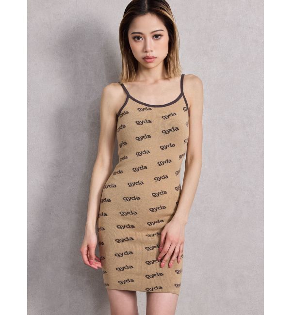 GYDA「gyda bicolor ニットキャミワンピース」|ワンピース|