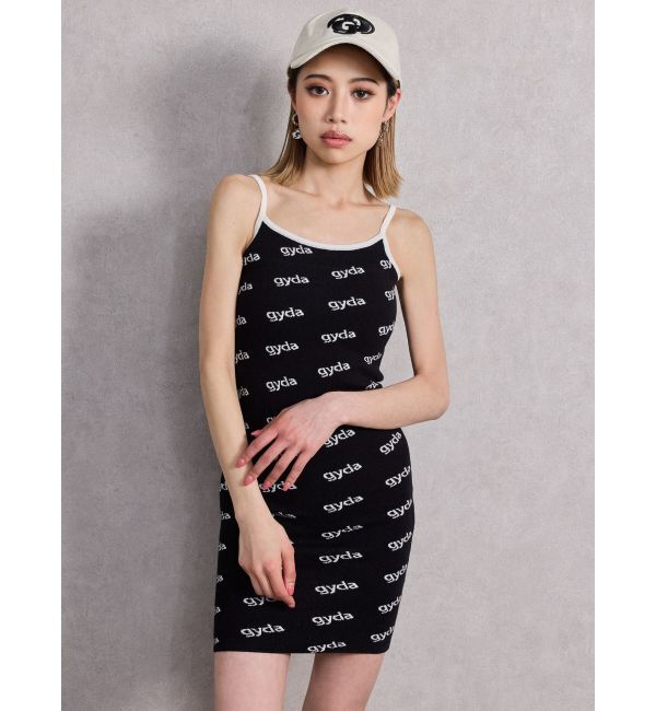 GYDA「gyda bicolor ニットキャミワンピース」|ワンピース|