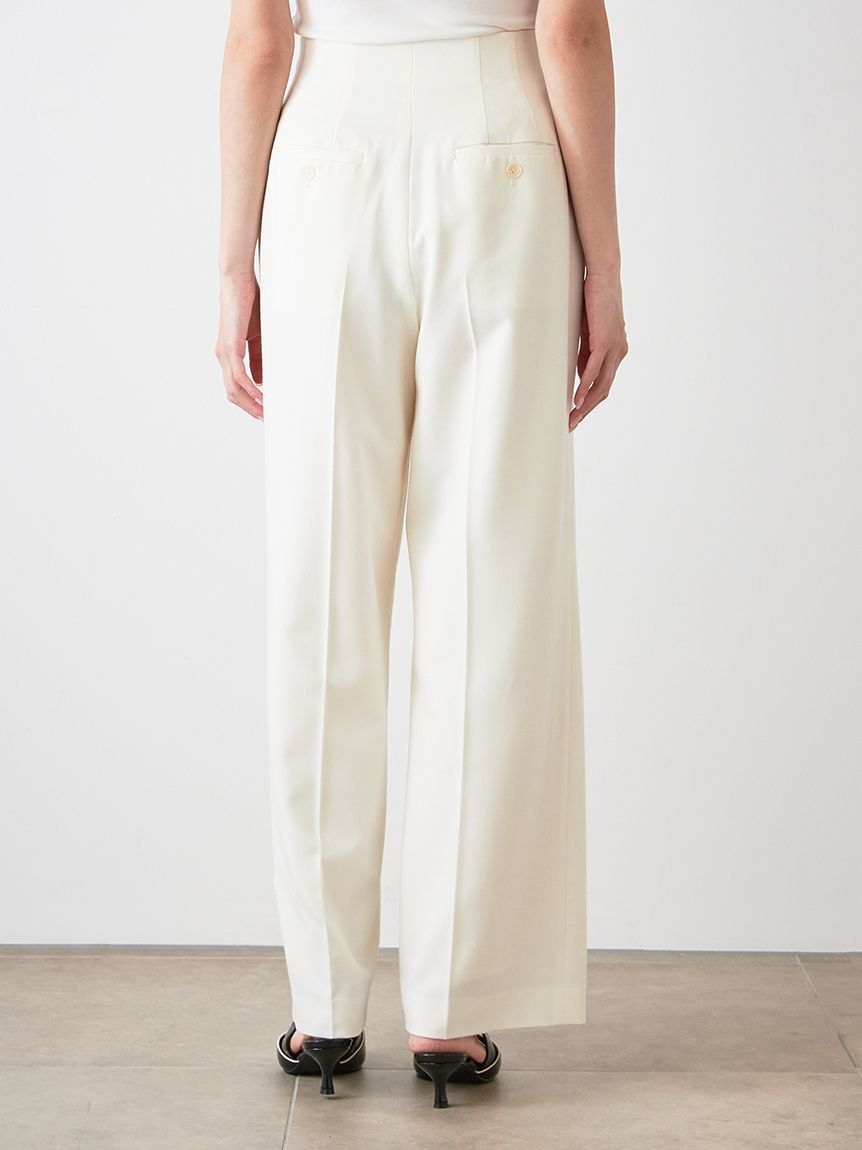 SNIDEL「Sustainableハイウエストストレートパンツ」|チノ|