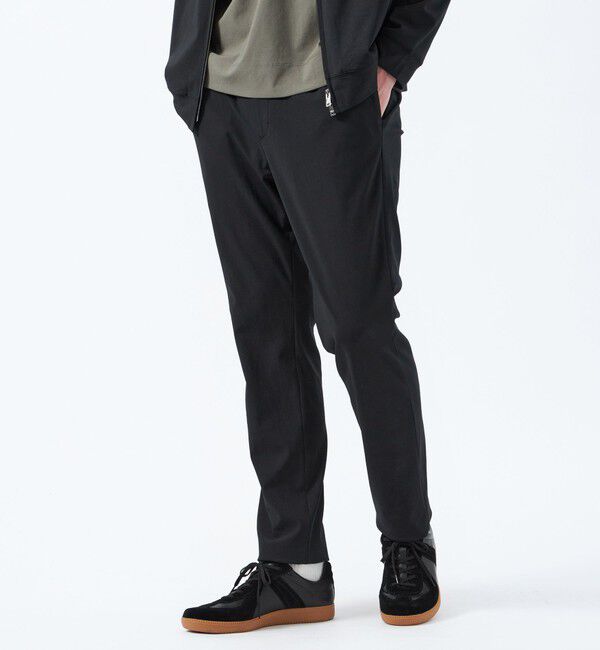 MACKINTOSH PHILOSOPHY「ドライフラットストレッチ イージーパンツ ドライフラットストレッチクロス」|スラックス|ブラック