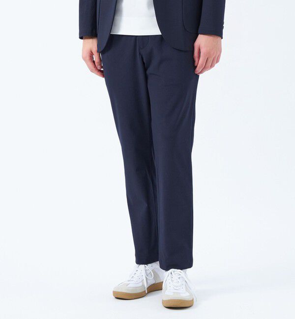 MACKINTOSH PHILOSOPHY「ドライフラットストレッチ イージーパンツ ドライフラットストレッチクロス」|スラックス|ネイビー