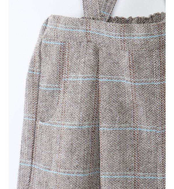 ikka kids「【キッズ】ヘリンボンチェックサロペット（120~160cm）」|その他|