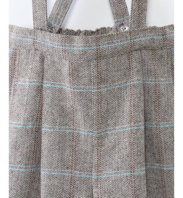 ikka kids「【キッズ】ヘリンボンチェックサロペット（120~160cm）」|その他|