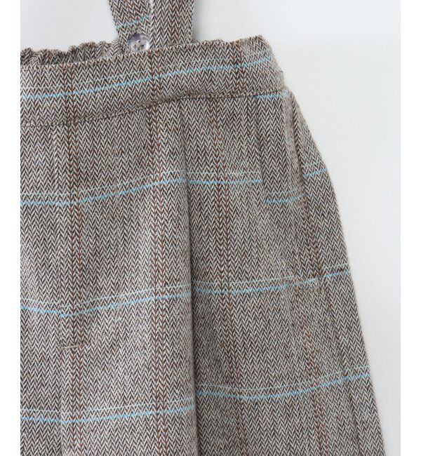 ikka kids「【キッズ】ヘリンボンチェックサロペット（120~160cm）」|その他|