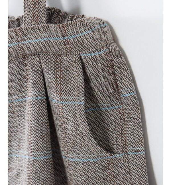 ikka kids「【キッズ】ヘリンボンチェックサロペット（120~160cm）」|その他|