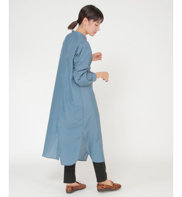 ikka「バックスリットシアシャツワンピース」|その他|