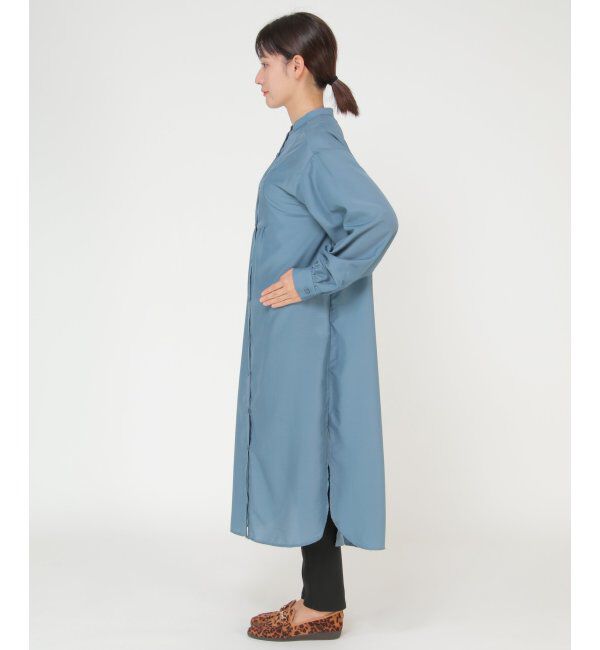 ikka「バックスリットシアシャツワンピース」|その他|