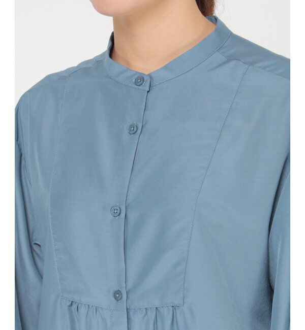 ikka「バックスリットシアシャツワンピース」|その他|