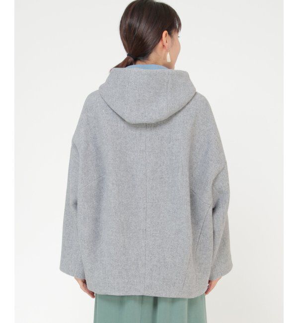 IKKA LOUNGE「フード配色ユルシルエットコート」|その他|