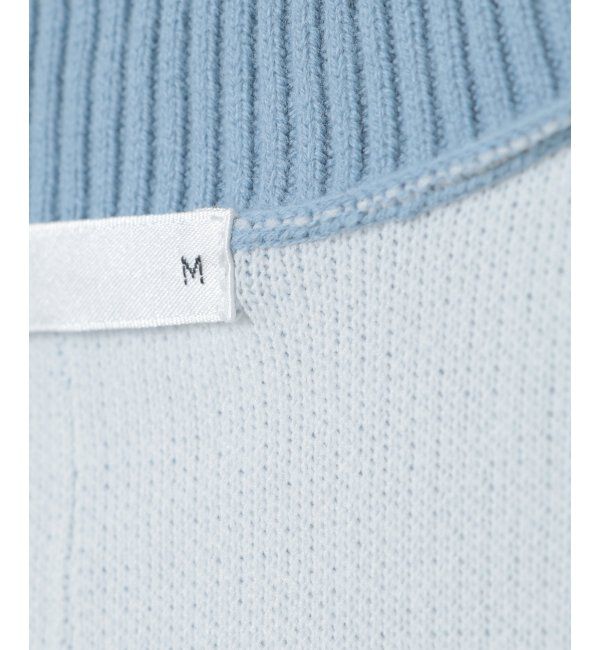 ikka「ダブルフェイススウェットライクニット」|プルオーバー|