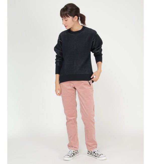 ikka「ダブルフェイススウェットライクニット」|プルオーバー|