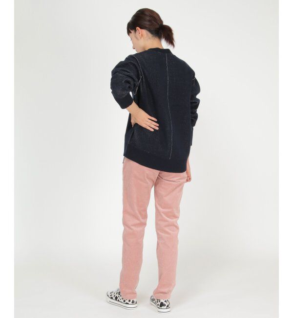 ikka「ダブルフェイススウェットライクニット」|プルオーバー|