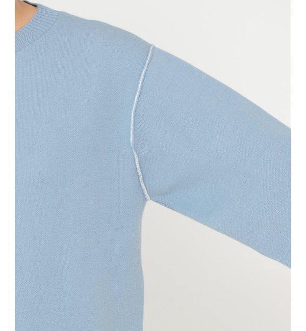 ikka「ダブルフェイススウェットライクニット」|プルオーバー|