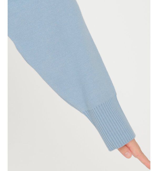 ikka「ダブルフェイススウェットライクニット」|プルオーバー|